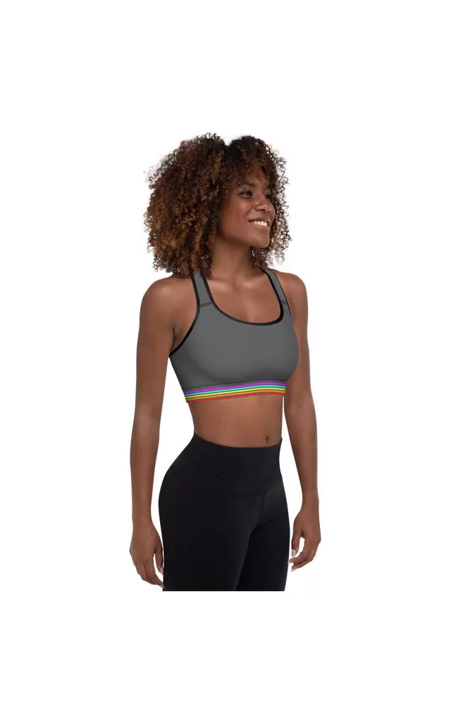 Spectral Lines Padded Sports Bra