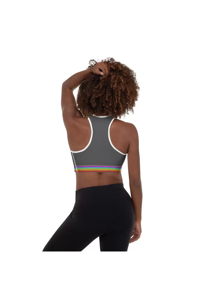 Spectral Lines Padded Sports Bra