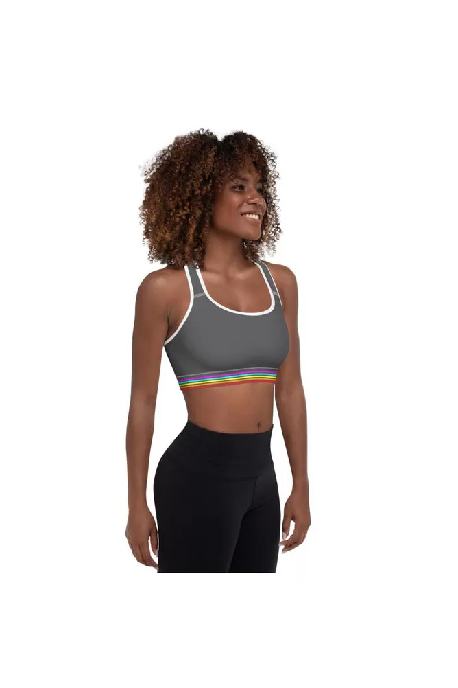 Spectral Lines Padded Sports Bra