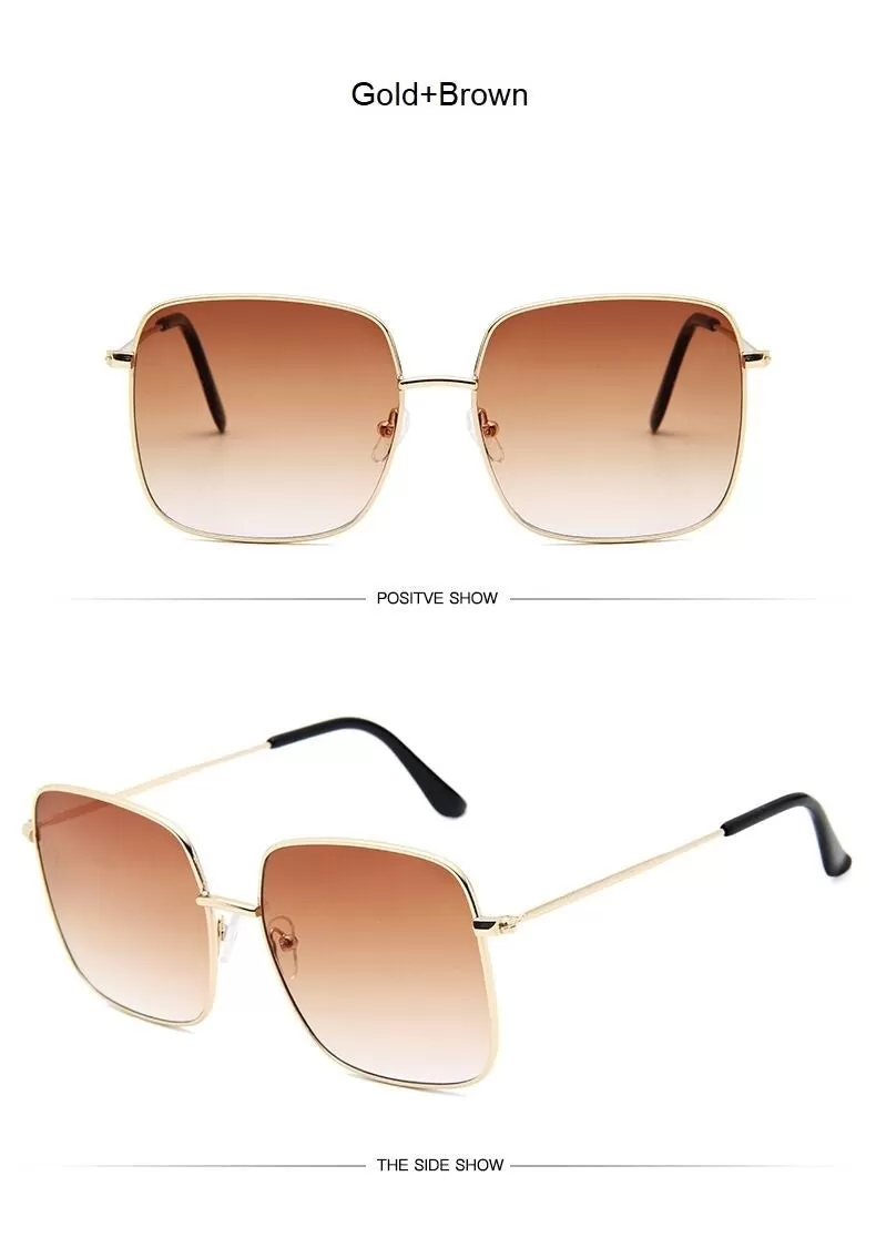 Sunny Days Fashion Square Sonnenbrille für Damen 