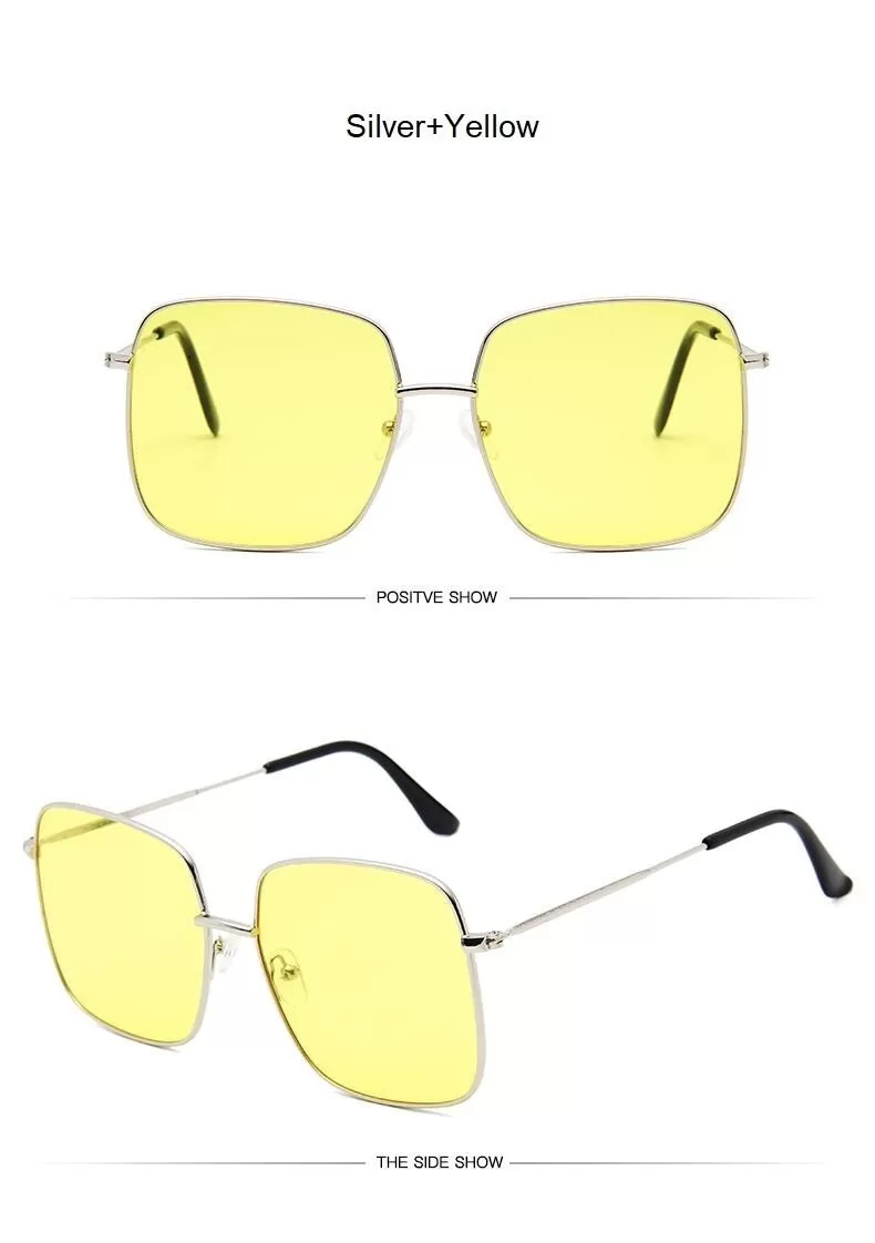 Sunny Days Fashion Square Sonnenbrille für Damen 