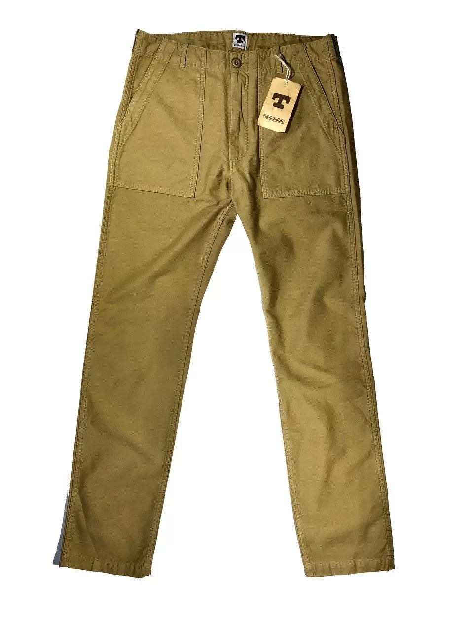 Tellason - Fatigue Pant Sateen Original Tapered Leg - British Tan