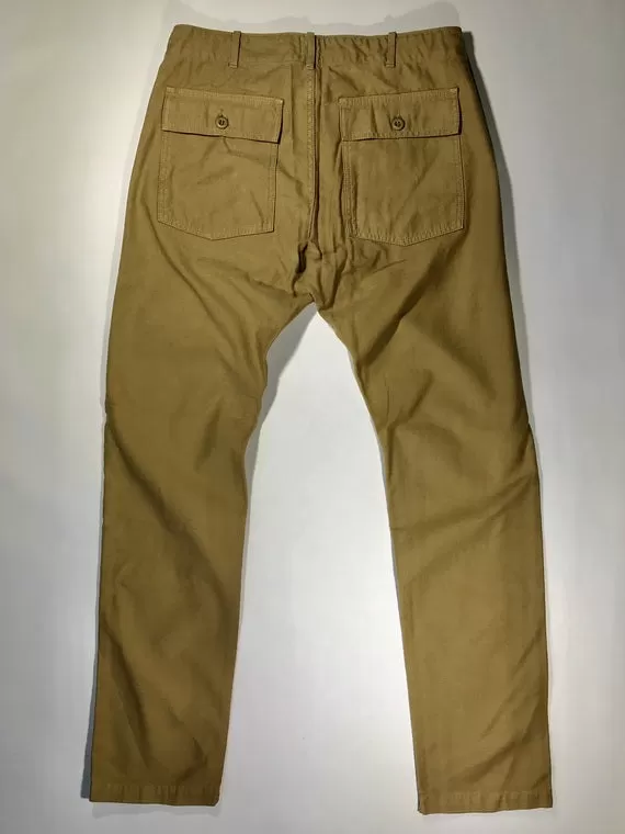 Tellason - Fatigue Pant Sateen Original Tapered Leg - British Tan