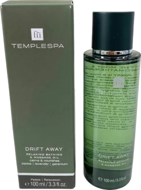 Temple Spa Drift Away Relaxing Bathing & Massage Oil No Shade 100ml