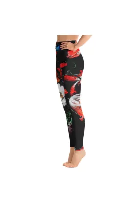 The Overturned Bouquet Yoga Leggings