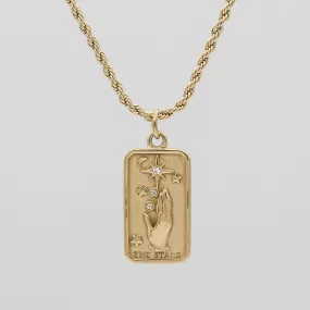 The Stars Tarot Card Necklace