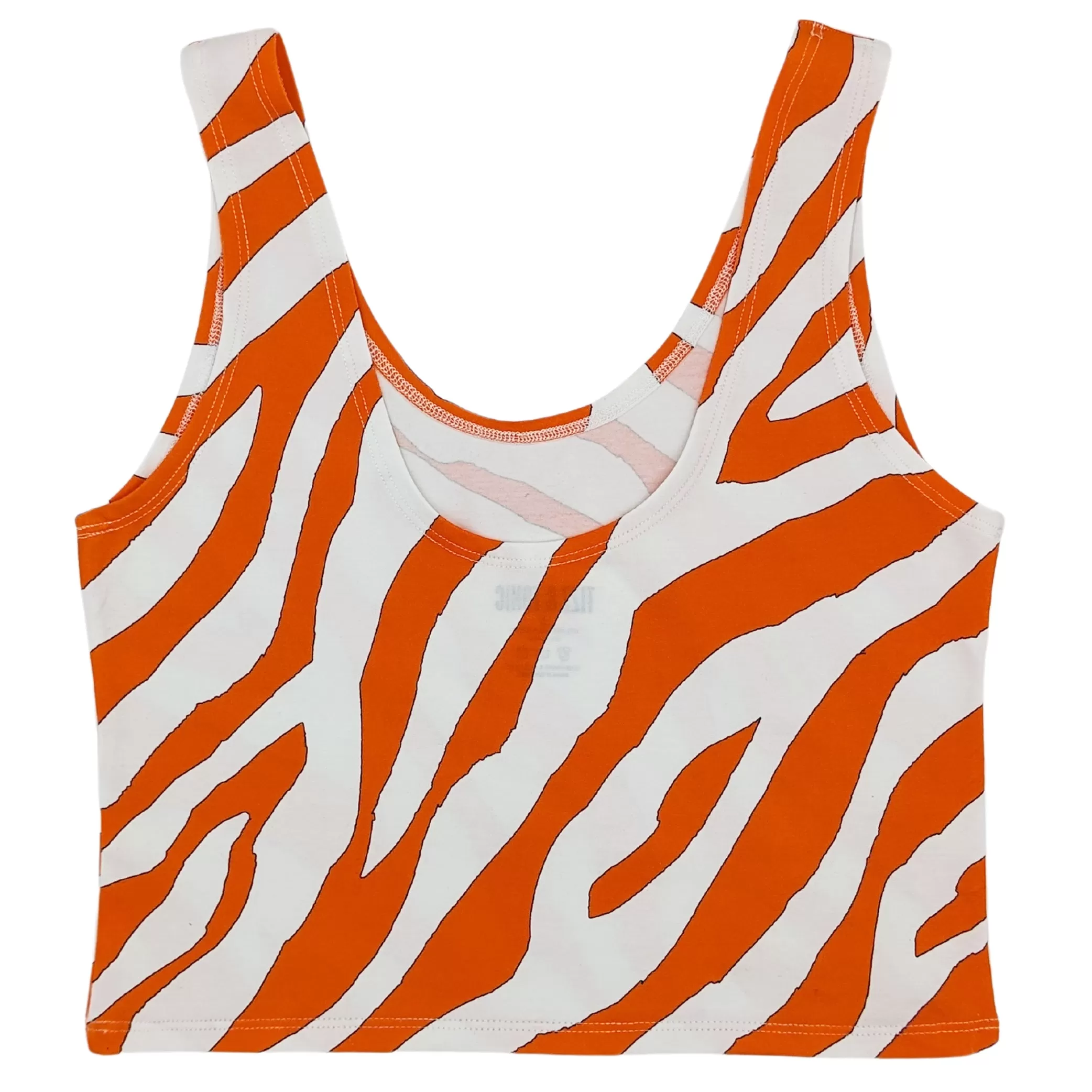 Tiger Lily Organic Cotton Cropped Tank Top