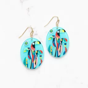 Tropical Tucan Dangle Earrings