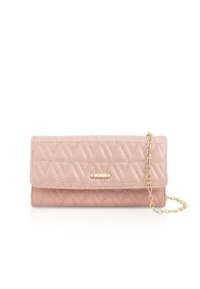 VOIR ANAIS Quilted Flap Wallet on Chain