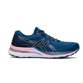 Women's Asics Gel-Kayano 28 (WIDE)      402-Mako Blue/Barely Rose