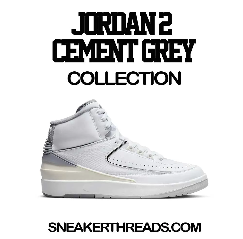 Womens Cement Grey 2 Shirt - Clean Pair - White