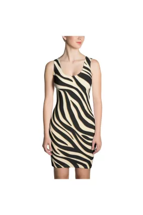 Zebra Print Sublimation Dress